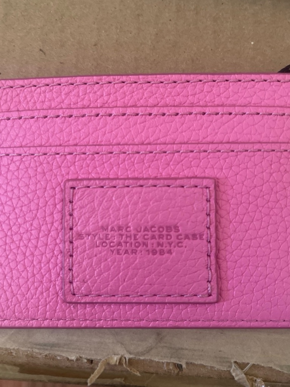 Marc Jacobs Bow Pink Card Case - Picture 2 of 4